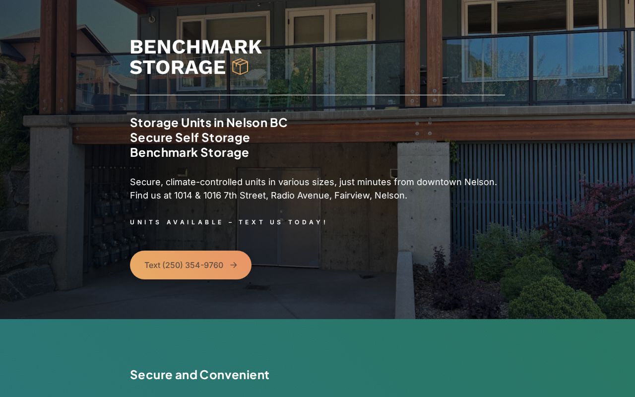 Benchmark Storage